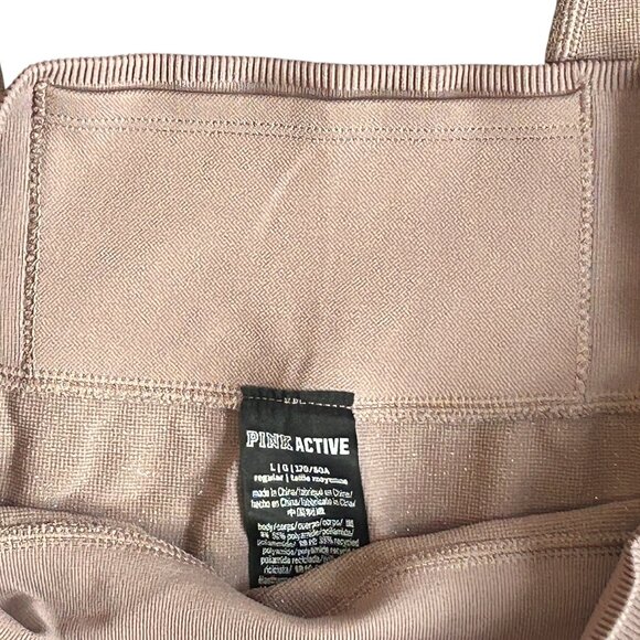 Victoria's Secret PINK Active Seamless High Waist Tight Regular Iced Coffee S/M/ - Picture 4 of 10